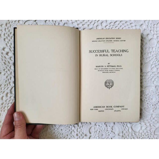 Successful Teaching in Rural Schools, copyright 1922. Wouldn't this be charming displayed in a country home? It measures 7...