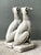 Vintage Cast Concrete Dogs - A Pair For Sale - Image 11 of 12