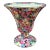 Vintage English Royal Winton Black Chintz Vase For Sale
