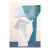 "Im Blue 1" Original Mixed-Media Collage on Paper by Zac Woodiel For Sale