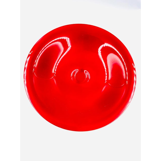 This vibrant Reed & Barton silver plate with red enamel pedestal compote is lovely and striking. Originally intended to be...