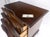 Chocolate Solid Mahogany Block Front 4 Drawers 32" H Compact Bachelor Chest Dresser MINT For Sale - Image 8 of 11