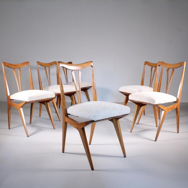 Brown Chairs by Giuseppe Scapinelli, 1960s, Set of 6 For Sale - Image 8 of 8