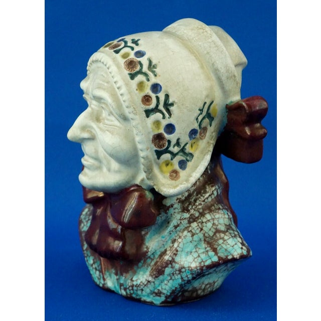 20th Century Ceramic Bust of Fisherman's Wife from Michael Andersen & Son, Denmark For Sale - Image 3 of 18