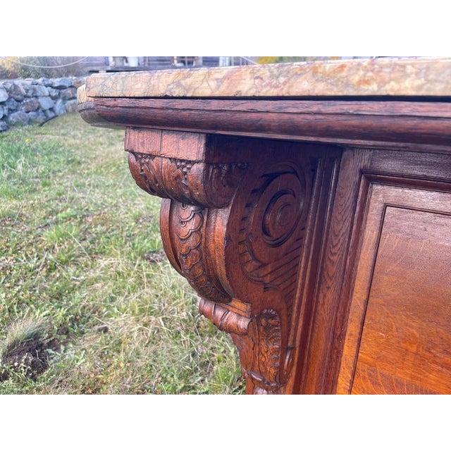 Large Historicism Console Pedestal For Sale - Image 13 of 17