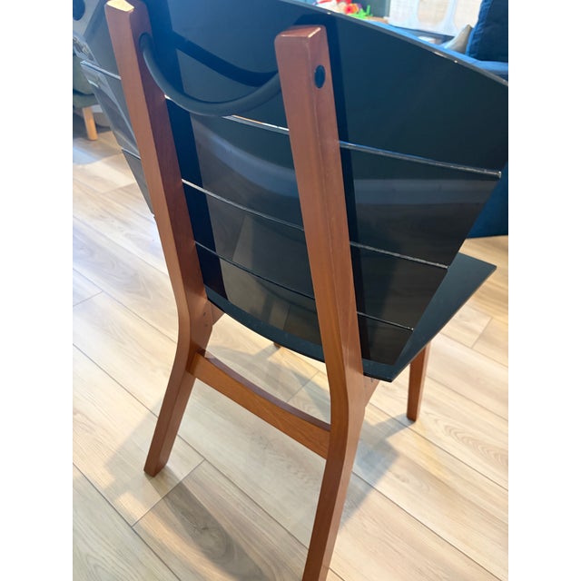 Mid-Century Modern Carlos Motta for Butzke Modernist FSC Wooden Side Chair For Sale - Image 3 of 4