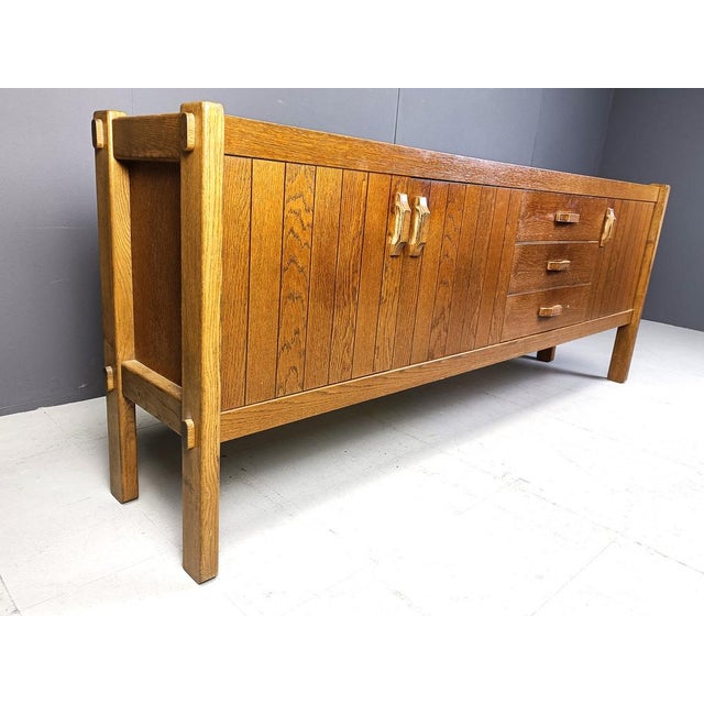 Vintage Oak Sideboard, 1960s For Sale - Image 6 of 10