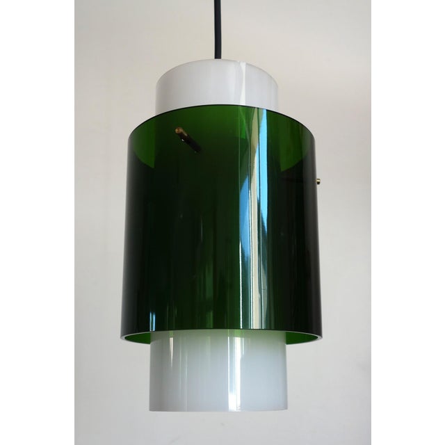 Forest Green Pendant Light by Goffredo Reggiani, Italy, 1960s For Sale - Image 8 of 12