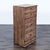 Reclaimed wood cabinet with drawers and a cabinet shelf. Brand: Pottery Barn. Dimensions (in): 22W x 16D x 42H.