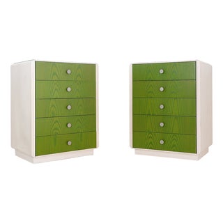 Bedside Tables with Drawers, 1960s, Set of 2 For Sale