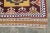 Maroon 1910s Killim Geometric Maroon Mustard Yellow Rug Wool Rug - 5’1” X 9’9 For Sale - Image 8 of 11