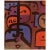 A lovely full color print after tempera-color on cardboard painting "Three Young Exotics" by Paul Klee. Comes from a rare...