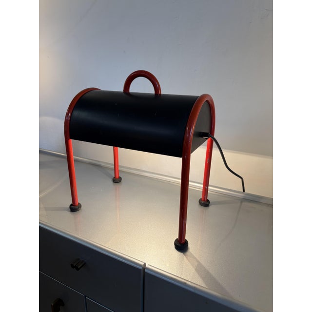 1970s First Series Valigia Lamp by Ettore Sottsass for Stilnovo, 1977 For Sale - Image 5 of 10