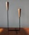 Black Mid-Century Teak and Metal Candleholder, 1960s For Sale - Image 8 of 16
