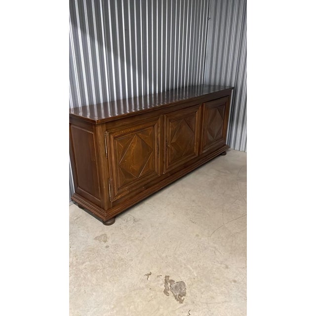 French Geometric Sideboard, 1960s For Sale - Image 10 of 14