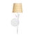 The River Reed Shade is made of natural rattan and pairs beautifully with the River Reed collection in the white finish....