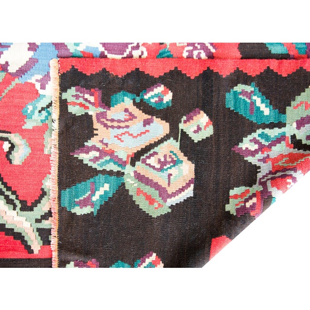 Vintage Turkish Kilim Rug For Sale In Chicago - Image 6 of 15