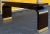 Late 20th Century Alessandro for Baker Furniture Asian Modern Ming Style Lacquer & Brass Console Table For Sale - Image 5 of 8