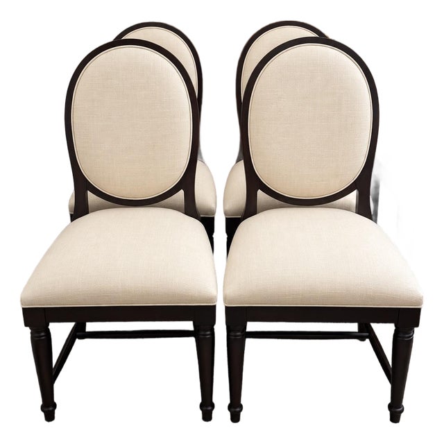 4 Vintage Restoration Hardware Dining Chairs For Sale