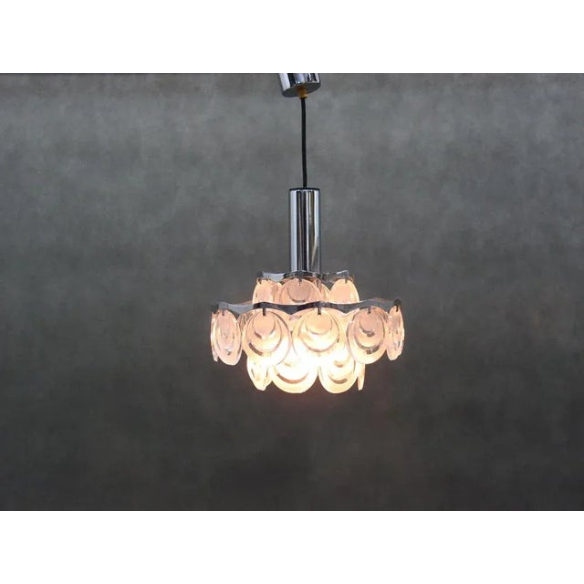 Silver Italian No 2 Acrylic Lamp, 1970s For Sale - Image 8 of 13