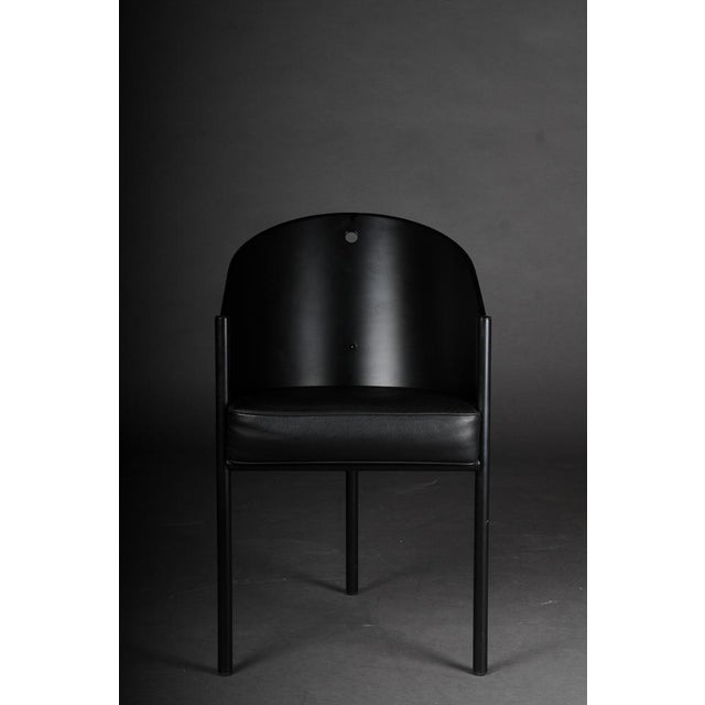 Philippe Starck Black Armchair by Philippe Starck For Sale - Image 4 of 18