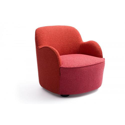 Red Celeste Chair in Beech with Particle Board and HR Foam by Popus Editions For Sale - Image 8 of 14