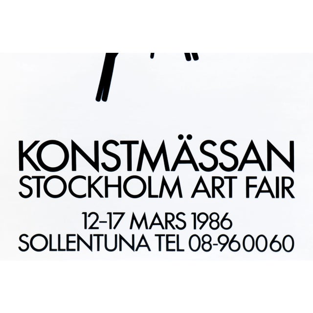 Date: 1986 Size: 19.75 x 27.5 inches About the Art Fair: From their website, "The Konstmassan Market Art Fair each shows...