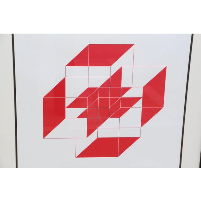 Pop Art Op Pop Art Lithoggraphs Illegibly Signed - a Pair For Sale - Image 3 of 9