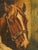 Continental Artist, Two Horses in a Stable, 1880-1900, Oil on Canvas For Sale - Image 6 of 13