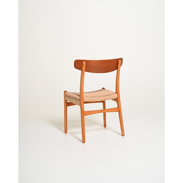 Vintage CH23 Chairs by Hans J. Wegner for Carl Hansen & Søn, 1950s, Set of 6 For Sale - Image 6 of 12