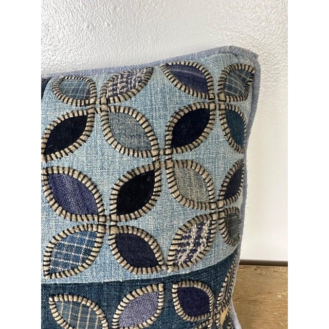 Batik Patchwork Pillow For Sale - Image 4 of 7