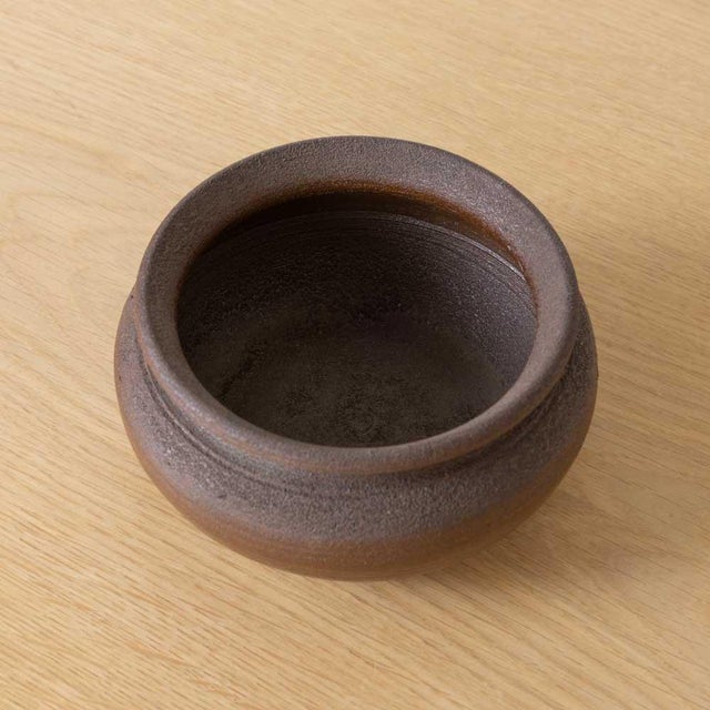 1950s 1950s Japanese Bizen-Style Stoneware Bowl For Sale - Image 5 of 9