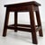 Vintage English Carved Joined Oak Stool, 1941 For Sale - Image 3 of 11