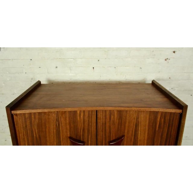 Mid 20th Century Mid-Century Modern Specialty Woodcraft Walnut Highboy Dresser For Sale - Image 5 of 13