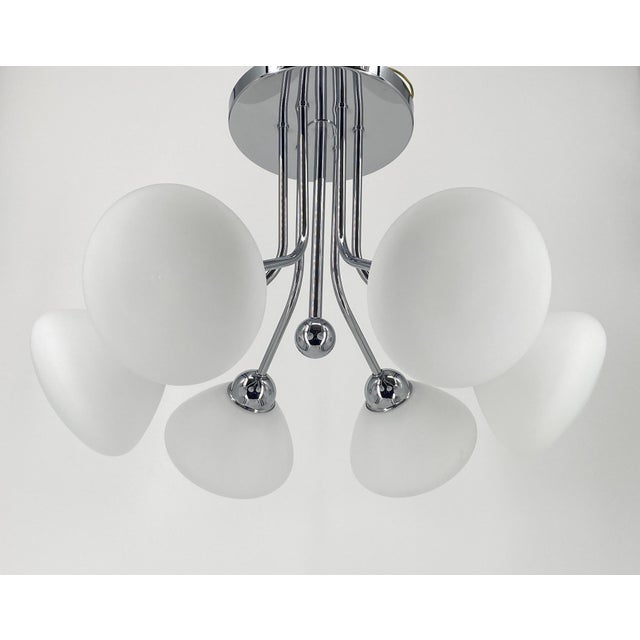 1970s Vintage Chandelier from Hillebrand Leuchten, Germany, 1960s For Sale - Image 5 of 13