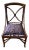 Vintage Boho Bohemian Rattan Accent Chair For Sale