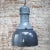 Vintage Industrial Blue Enamel Factory Pendant Light For Sale - Image 4 of 5