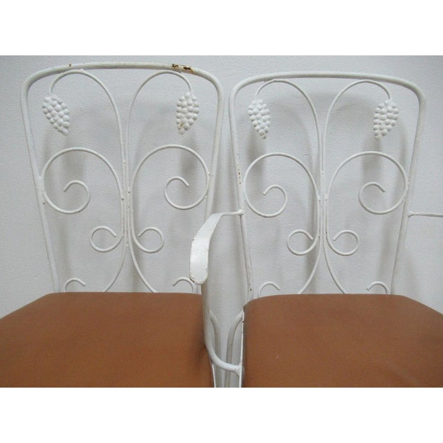 Vintage Mid Century Outdoor Patio Porch Dining Room Chairs - Set of 4 For Sale In Philadelphia - Image 6 of 10