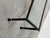 Vintage Textured Forged Iron and Glass Coffee Table with Gilt Knot Detail, 1970s For Sale - Image 6 of 11