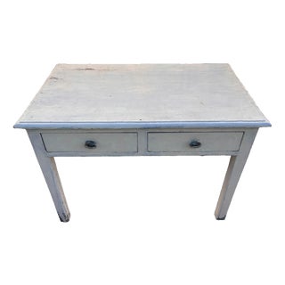 Worktable with Front Drawers, 1900 For Sale