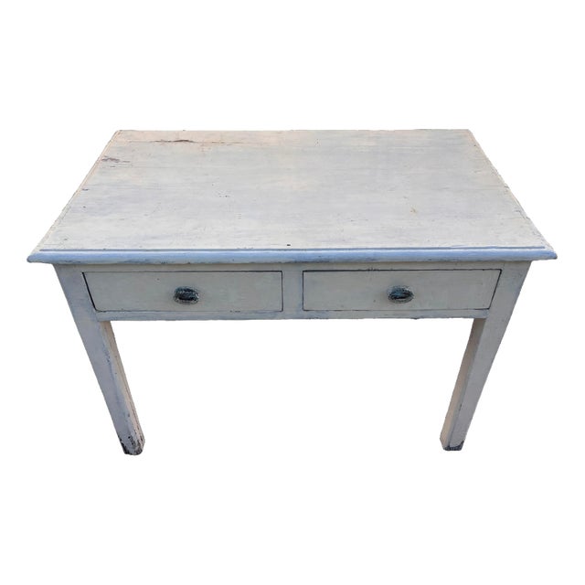 Worktable with Front Drawers, 1900 For Sale