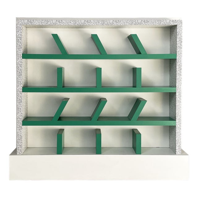 Italian Modern Laminate Bookcase by Ettore Sottsass, 1981 For Sale