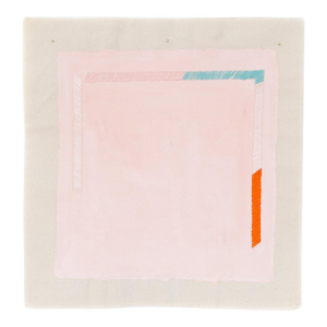 Minimalist Pink Turquoise and Orange Pastel Art Print, 20 X 20, Unframed Print
