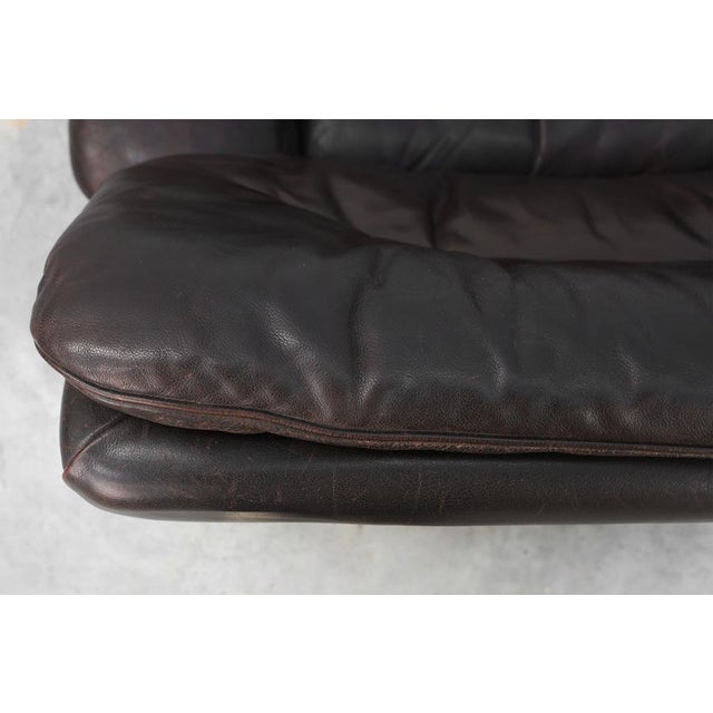 Mid-Century Modern DS‑66 Relax Chair in Brown Leather from de Sede, Switzerland, 1960s For Sale - Image 16 of 18