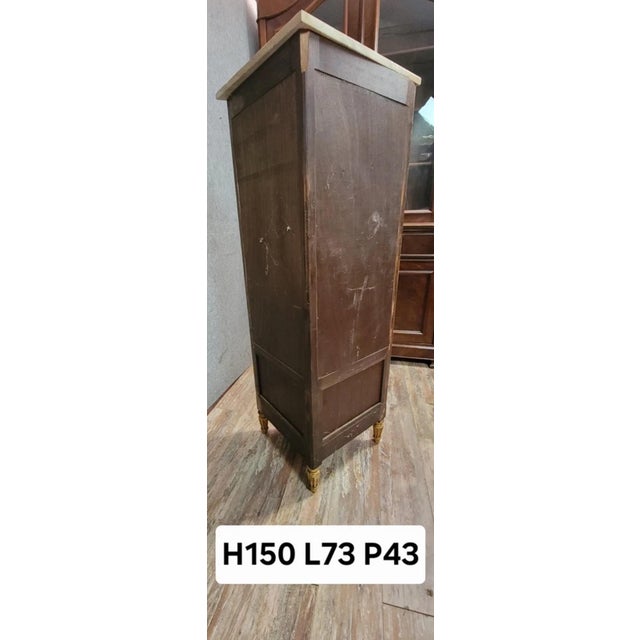 Louis XVI Style Corner Display Bookcase in Gilt Wood, 1880-1900 For Sale - Image 4 of 9