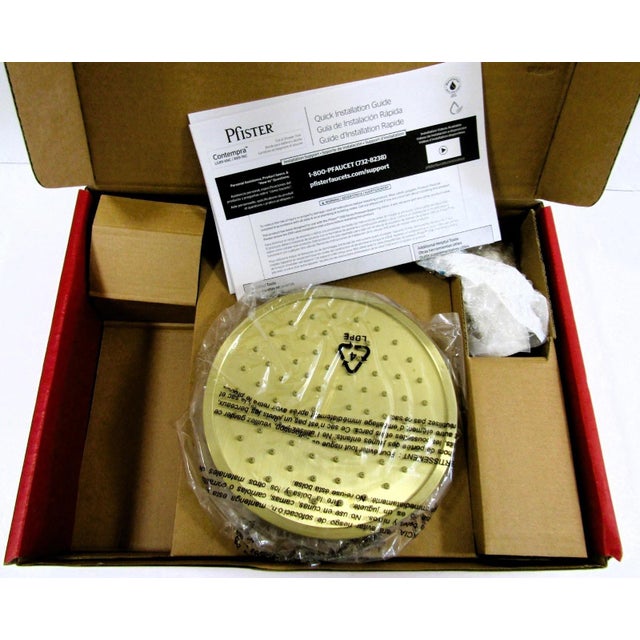 2020s Pfister Lg89-7ncbg Contempra Pressure Balanced Shower Only Trim - Brushed Gold For Sale - Image 5 of 12