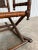 Early 20th Century Antique Rustic Rocking Chair, Wooden With Woven Seat For Sale - Image 9 of 10