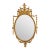 Friedman Brothers Gold Finish Model #6769 Adam Style Mirror For Sale