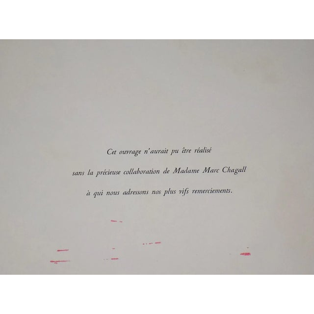 Marc Chagall Vintage Mid 20th C. Modern Marc Chagall Lithograph For Sale - Image 4 of 6