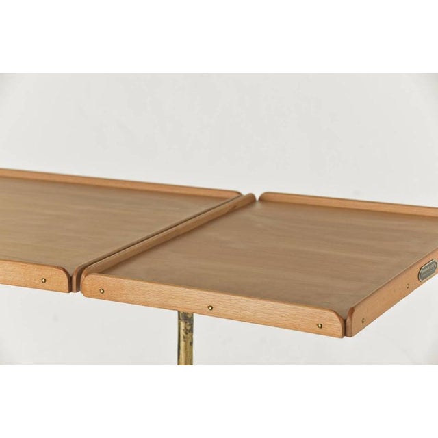 Height-Adjustable Side Table from Hausmann A.G., Switzerland, 1920s For Sale - Image 15 of 18